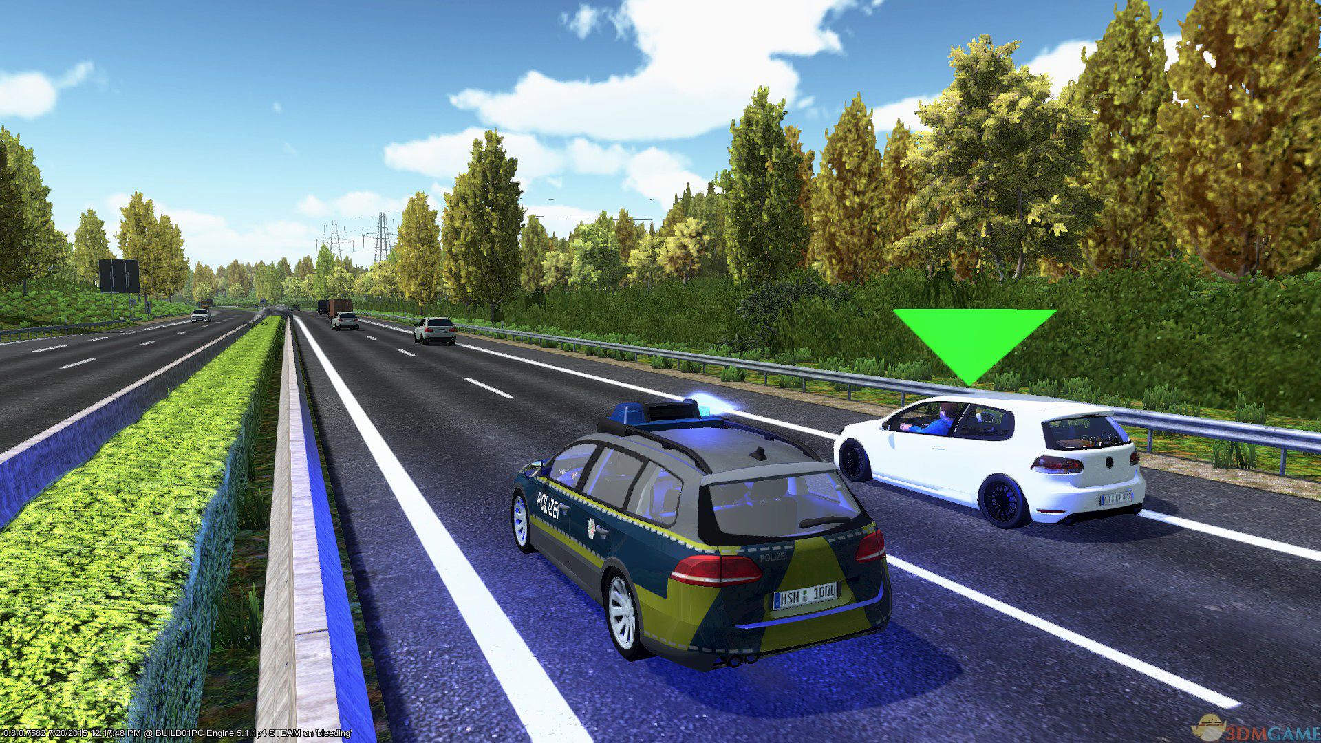 高速公路交警模拟截图壁纸