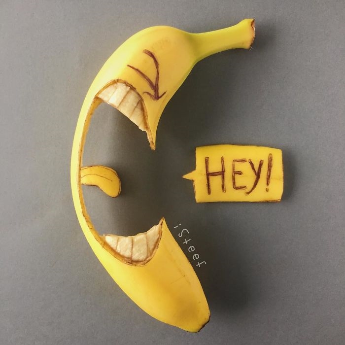 创意永无止境!普通香蕉竟然变惟妙惟肖的艺术品