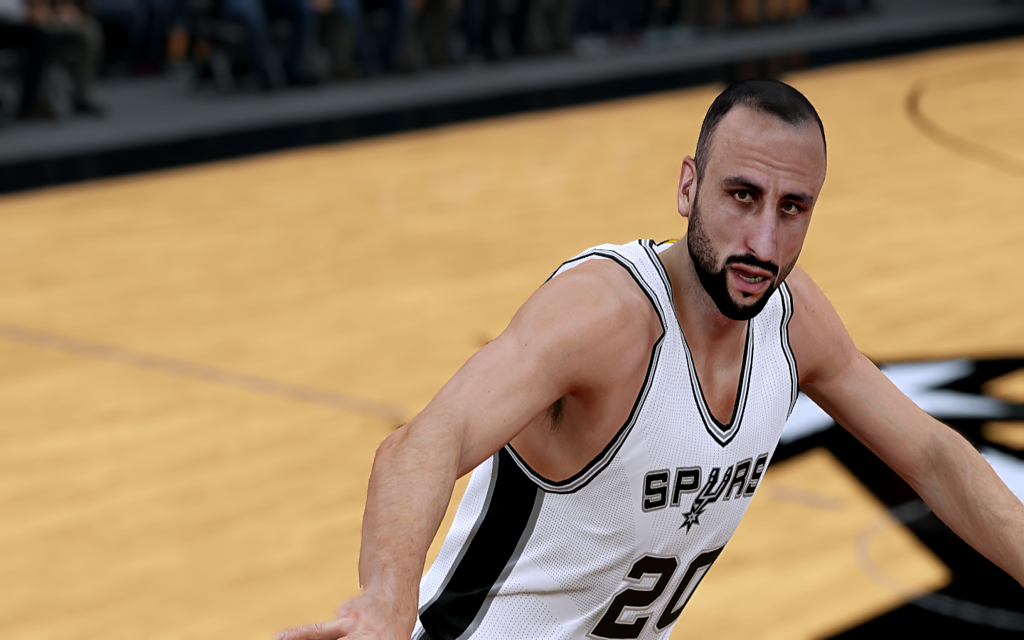 nba2k15 吉诺比利面补mod 阿根廷妖刀宝刀未老